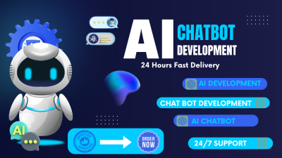 I will develop AI Chatbot, AI SaaS, AI Website or AI Software