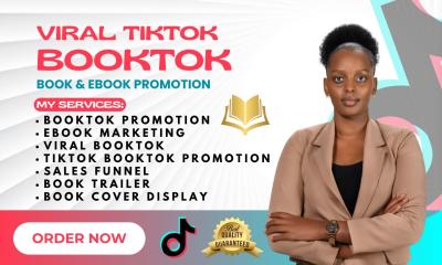 BookTok Video TikTok Promotion Rank BookTok Ebook Marketing Amazon KDP