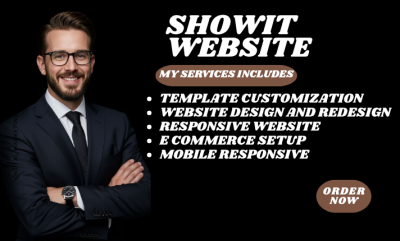 I Will Design, Redesign, and Customize Your Showit Website and Template