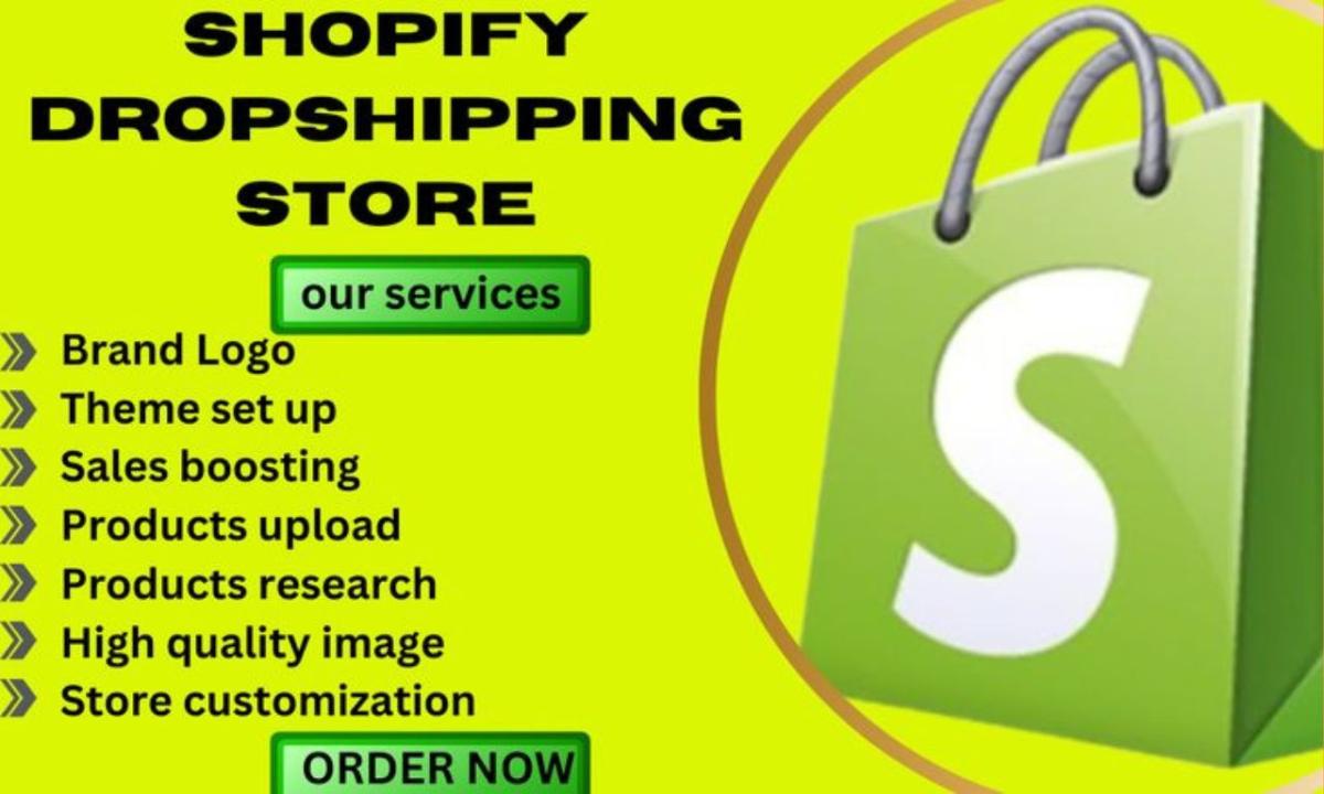 I will build a high converting Shopify store, Shopify dropshipping store, or website