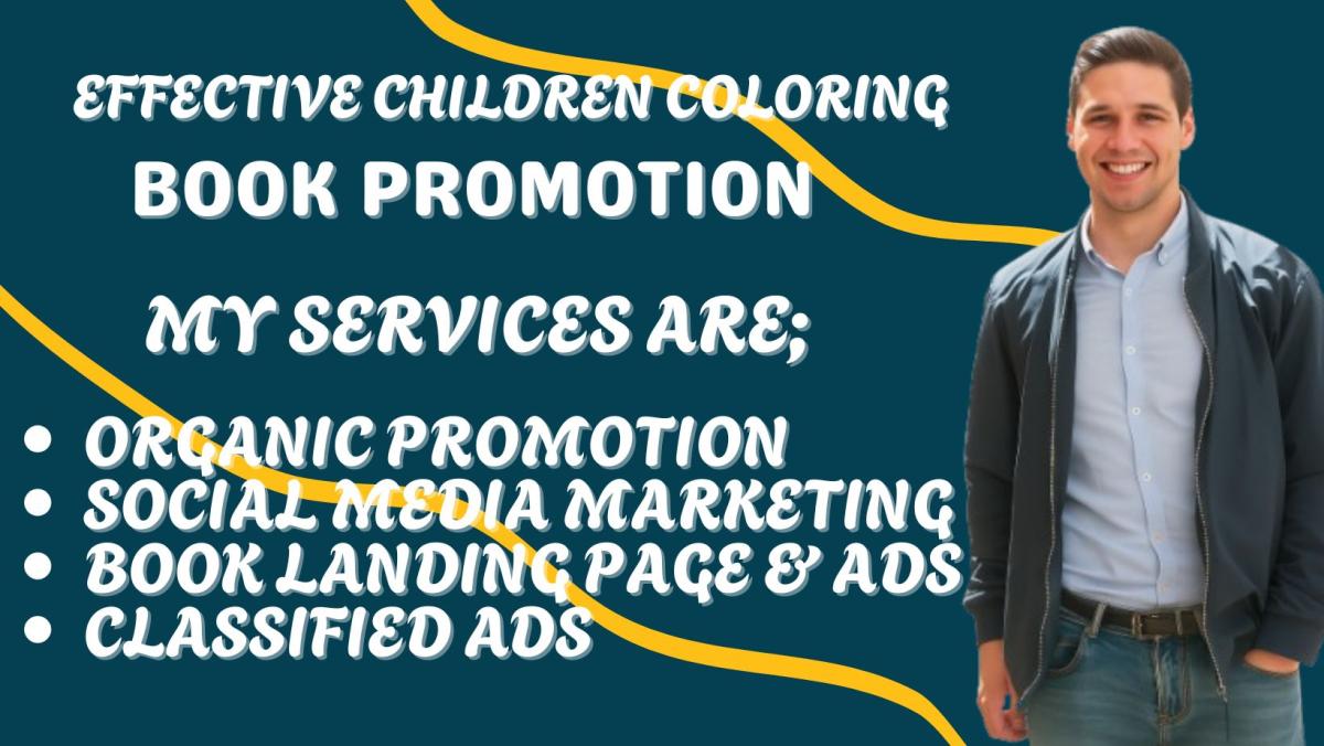 I will do effective children coloring book promotion Christian eBook marketing