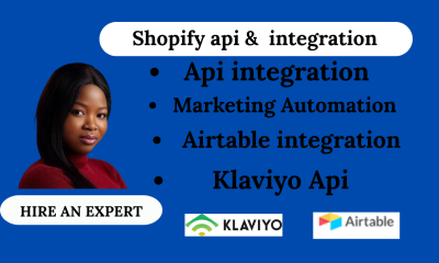 I will optimize Shopify Google with expert Zoho Sales API, Airtable integration & Klaviyo