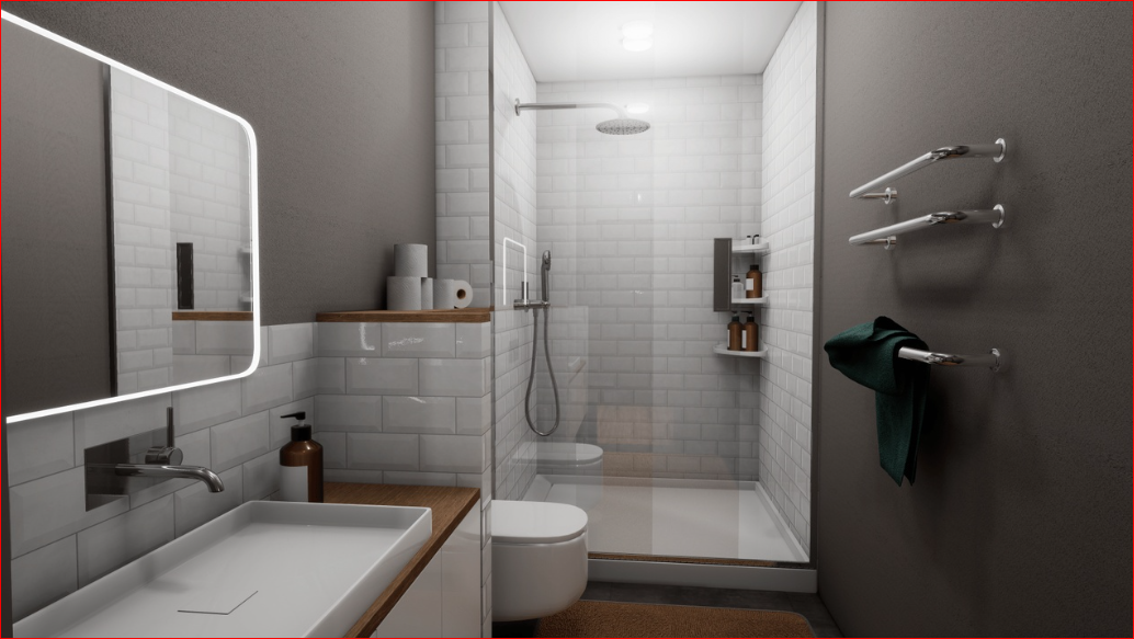 I will manufacture 3D interior design of kitchen, dining, cabinet, and 3D rendering