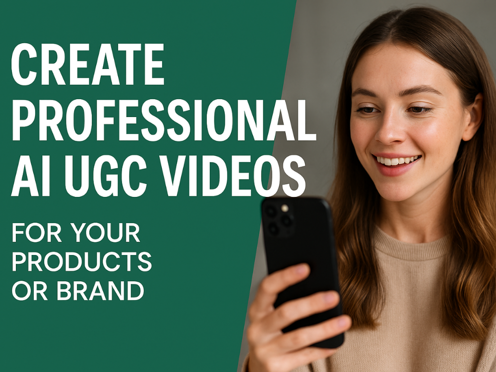 I will create professional AI UGC videos for your products or brand