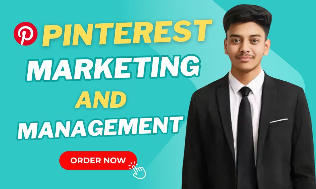 I will do Pinterest Marketing Manager and Create SEO Optimized Pins, Boards