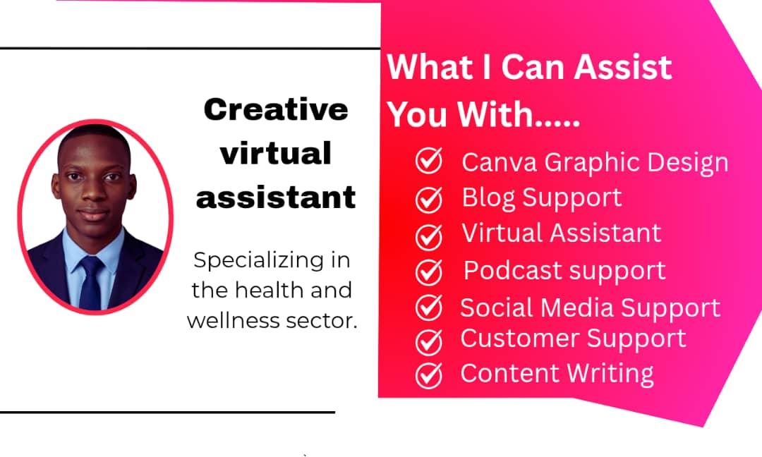 Be Your Creative Virtual Assistant and Personal Executive Virtual Assistant