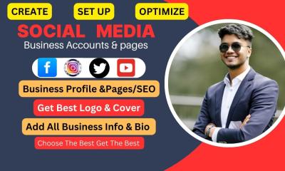 I will create and setup Facebook Business Page