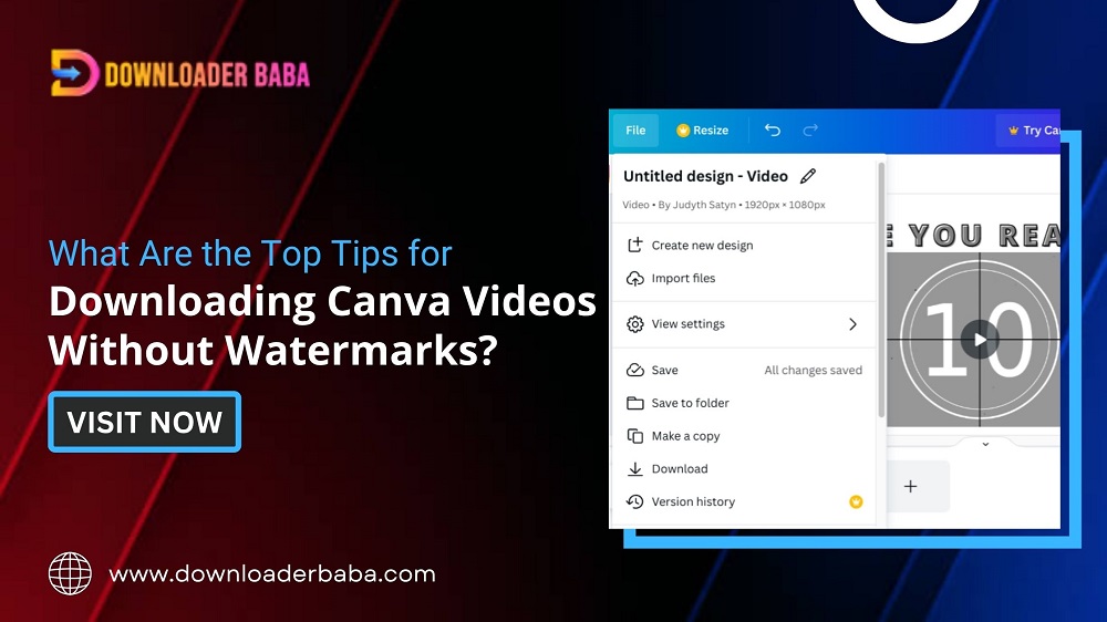 What Are the Top Tips for Downloading Canva Videos Without Watermarks?