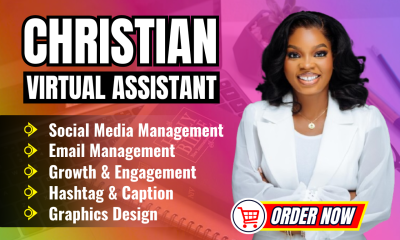 I will be your dedicated Christian Virtual Assistant and Gospel Social Media Manager