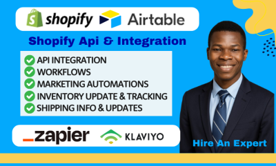 I will design airtable database softr automation interface design API integration make