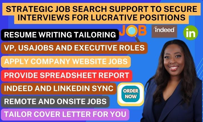 I will search and apply for remote and onsite jobs as your reverse recruiter