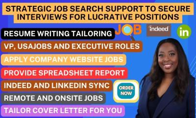 I will search and apply for remote and onsite jobs as your reverse recruiter