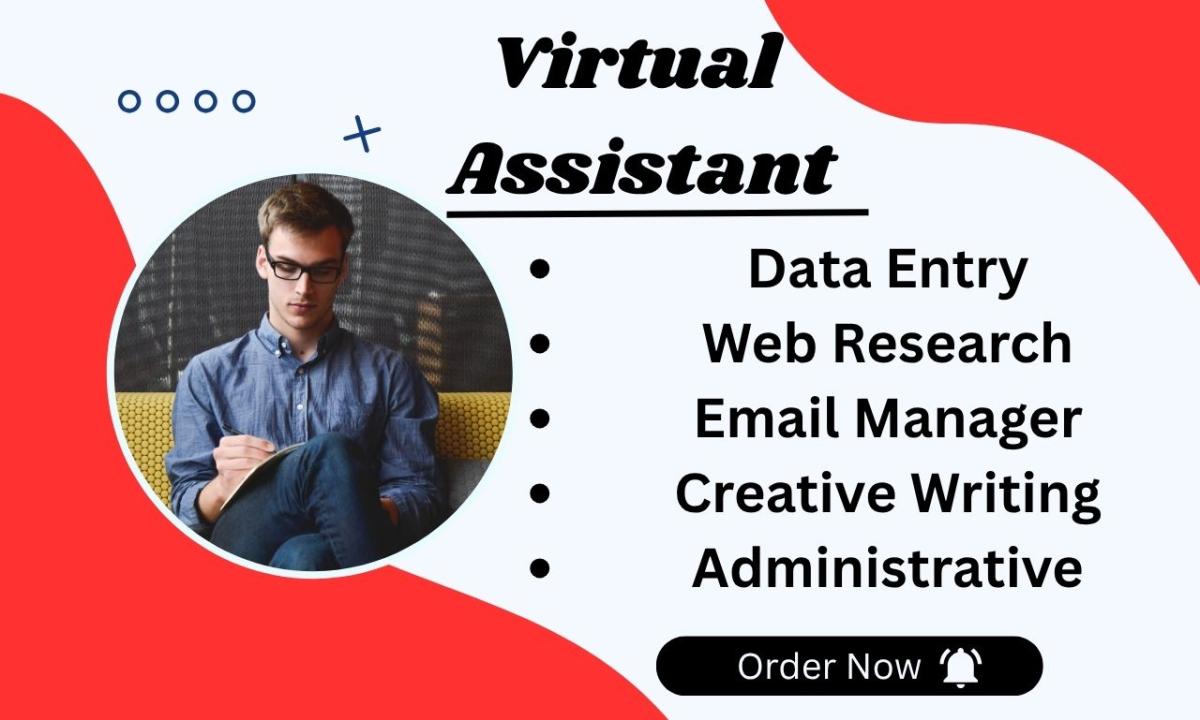 I will Virtual Assistant Cruixie Personal Assistant Today Social Media Manager