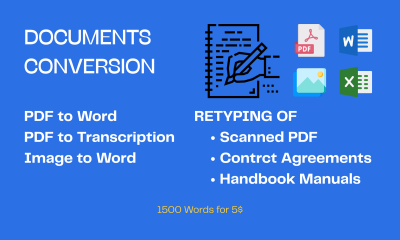I will accurately convert PDF to editable Word or Excel documents