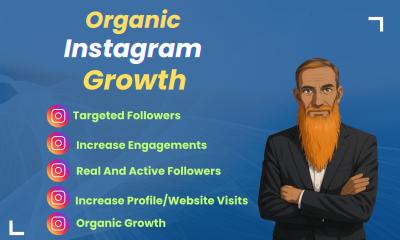 I will provide fast organic Instagram growth with real followers and engagement