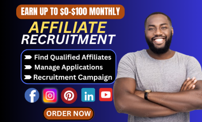 I Will Recruit High Converting Affiliates to Grow Your Sales and Leads