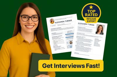 I Will Write a Professional ATS Resume, CV, Cover Letter, and Optimize Your LinkedIn