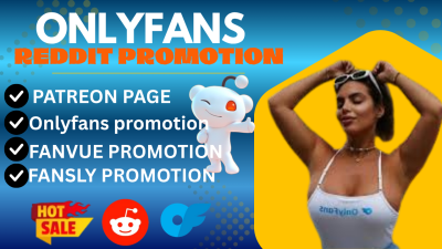 I will promote your OnlyFans page, Fanvue, Fansly, Patreon page via Reddit’s ads