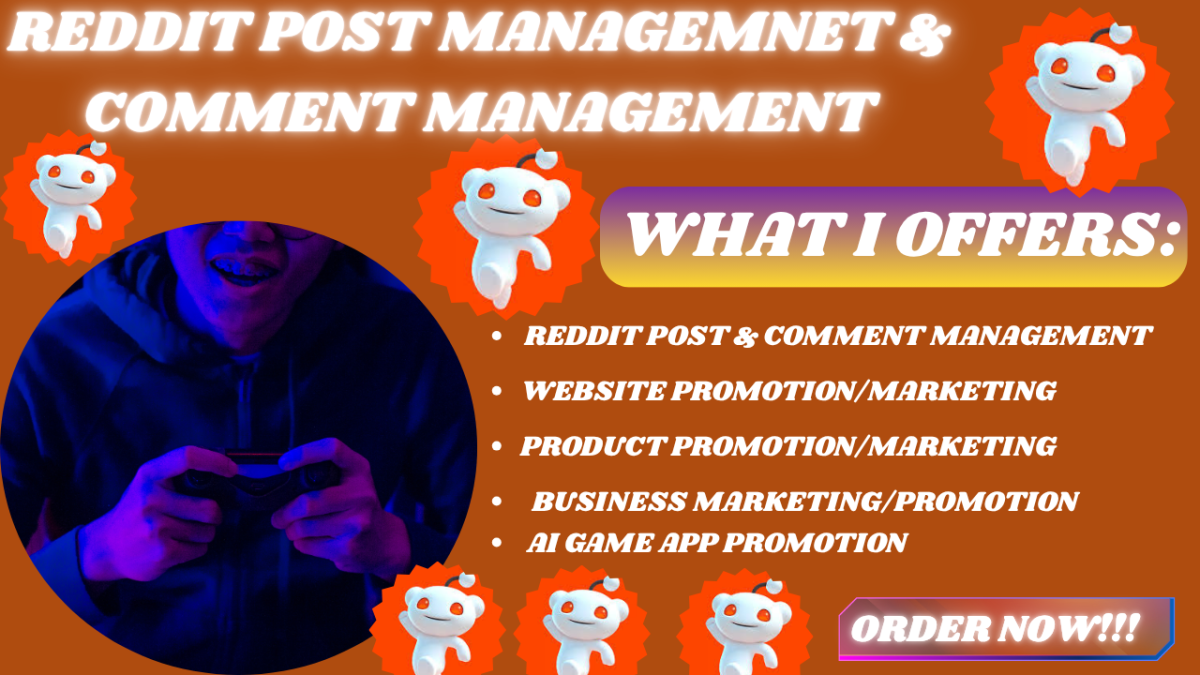 I will do Reddit post management to boost your business website traffic crypto project