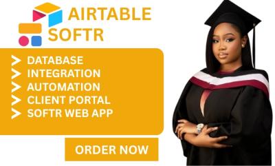 I will be your Softr Webapp, Integration, Airtable Database, Automation