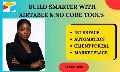 I will create custom Airtable systems with smart automation and stunning interfaces
