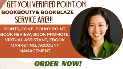 I will earn you verified point on BookBounty