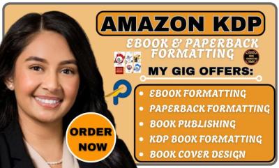 I Will Do Ebook and Paperback Formatting & Publishing – Book Formatting on Amazon KDP
