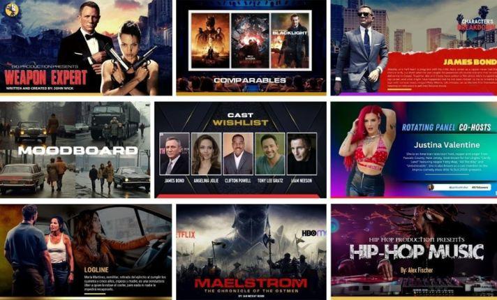 I will design film pitch deck presentation, TV web series, movie presentation, investor