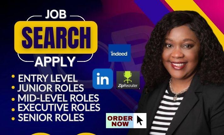 I will do job search and apply for jobs, job application remote jobs onsite job search
