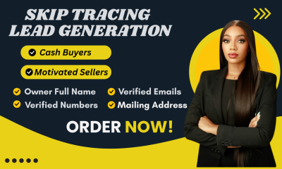 I Will Do Cash Buyers Lead Generation, Real Estate Leads & Motivated Seller Leads