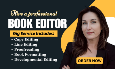 I will proofread, developmental edit romance fantasy fiction self help novel editing