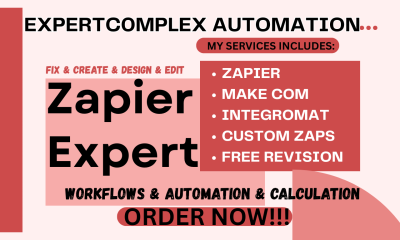 I will setup Zapier Automation and Custom Zaps