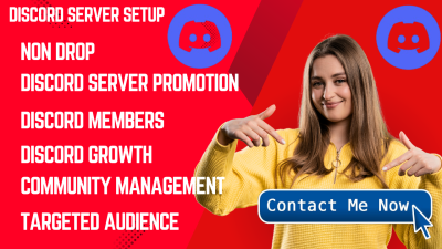 I will set up and promote your Discord server for engagement