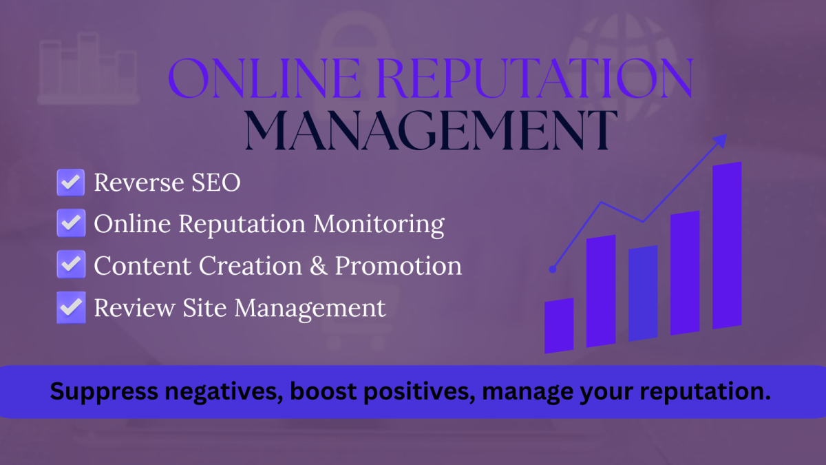 I will provide orm online reputation management service and reverse seo