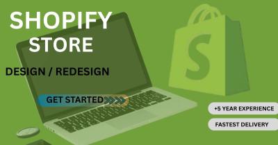 I Will Create a High Converting Shopify Dropshipping Store with Winning Products