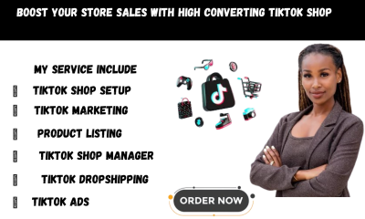 I Will Create TikTok Shop, Setup TikTok Ads, TikTok Shop Manager & Product Listing
