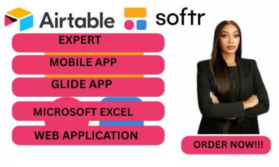 I will Airtable, Web Application, Mobile App, Microsoft Excel, Glide App, Softr, Expert