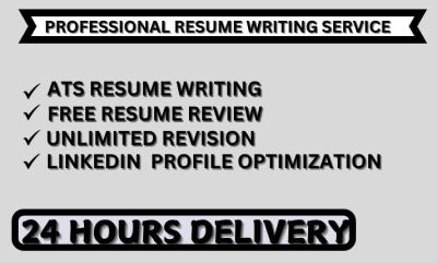 I Will Write Professional ATS Resume, Cover Letter, and LinkedIn Profile Optimization