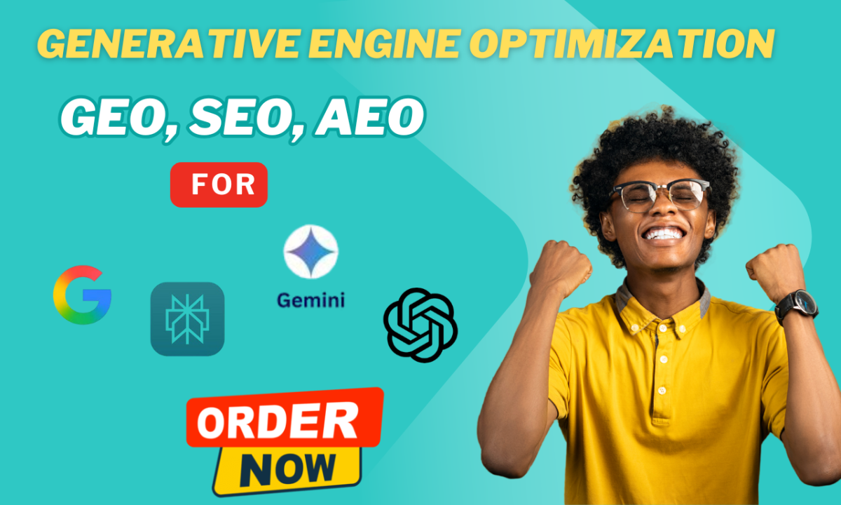 I will boost AI SEO, GEO, AEO to rank website on SGE, ChatGPT, Google Gemini, Perplexity