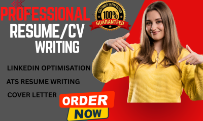 I will write and design your CV, Resume, and Cover Letter, LinkedIn Optimization