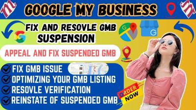 I will do 21,000 Google Maps, Reinstatement, GMB & Fix Suspended, GMB Profile Verification