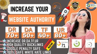 I Will Increase Domain Rating (DR) and Domain Authority with SEO Backlinks & Link Building