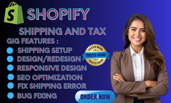I Will Set Up Shopify Shipping Profile and Tax Settings for Your Store