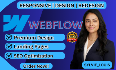 I Will Be Your Webflow Expert: Design or Develop Webflow Website from Figma to Webflow
