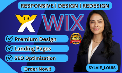 I will create Wix Website Design, Redesign Wix Website