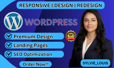 I will design or redesign WordPress website with Elementor Pro