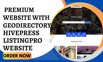 I will develop directly website with GeoDirectory, HivePress, ListingPro