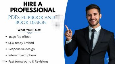 I will convert your PDF into an interactive HTML5 flipbook