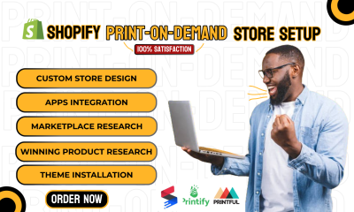 I will create a Shopify POD store, religious POD, fashion POD using Sublimator, Printify