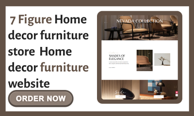 I will set up your home decor furniture store on Shopify | Furniture website
